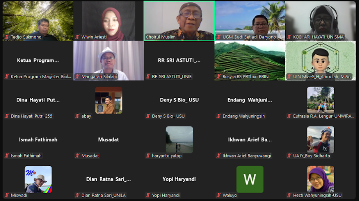 Webinar KOBI: Makna Kemerdekaan melalui Biodiversitas