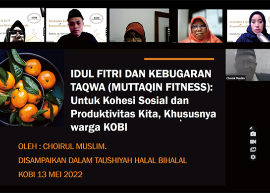 Syawalan 1443 H Konsorsium Biologi Indonesia (KOBI)