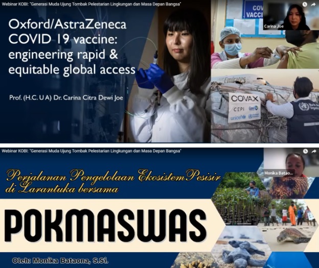 Webinar KOBI: Dua Generasi Muda dalam Merawat Ekosistem Berkelanjutan