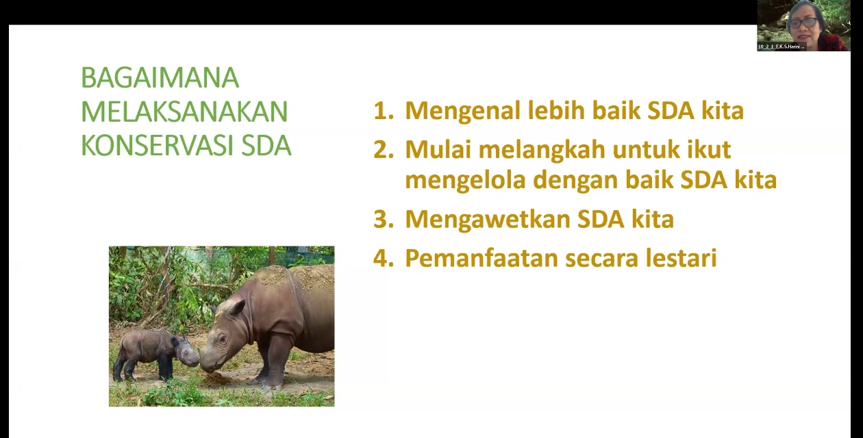 Webinar KOBI: Konservasi dan Perlindungan Satwa Liar